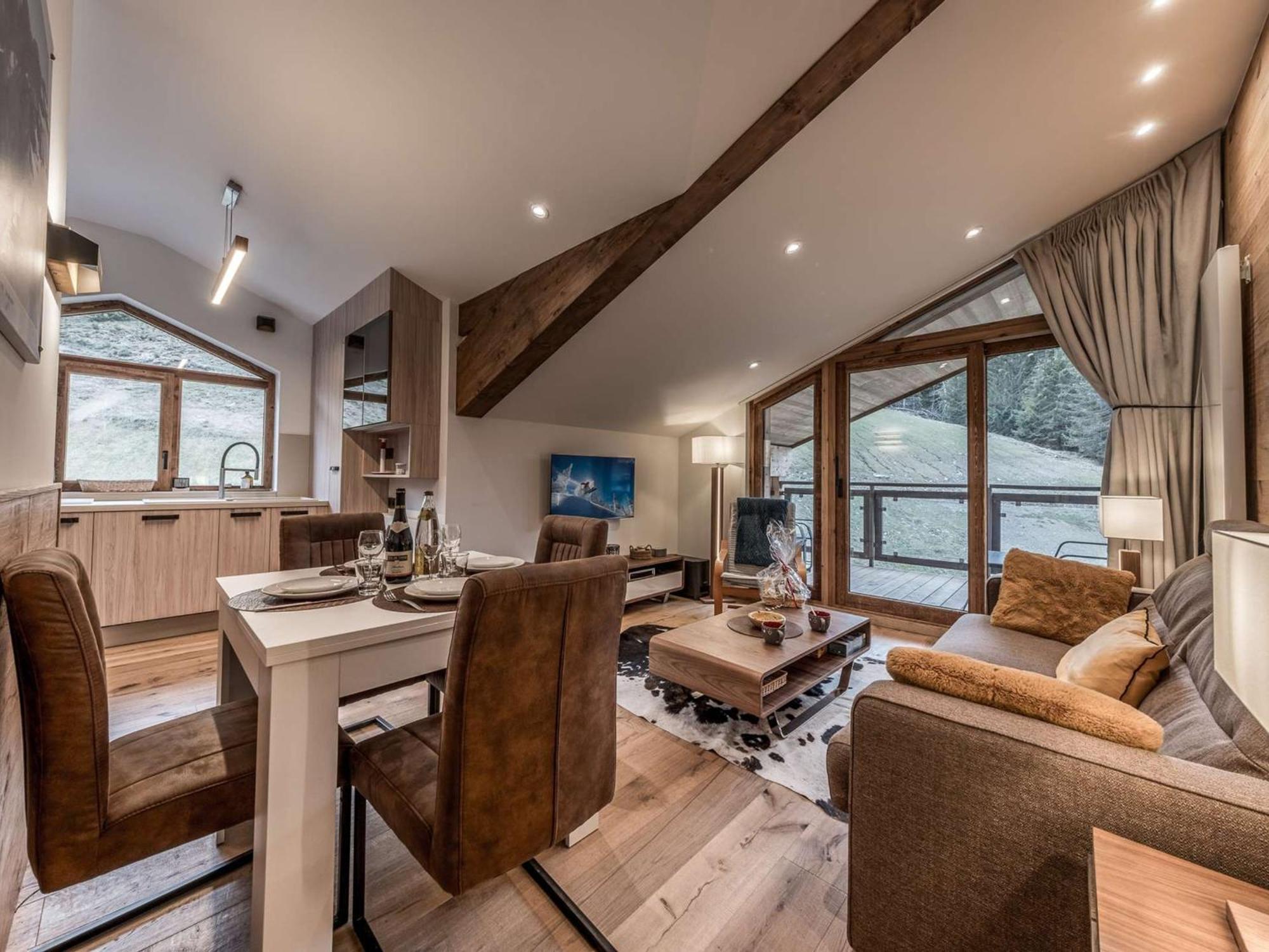 Appartement Neuf 55M² - 4 Personnes - Courchevel 1650 - Retours Skis - Garage - Wifi - Fr-1-631-191 Exterior photo